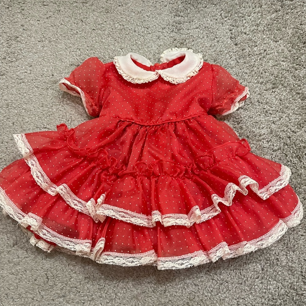VTG Sweet N Sassy Baby Girl Dress 9 Months vintage pageant dress
